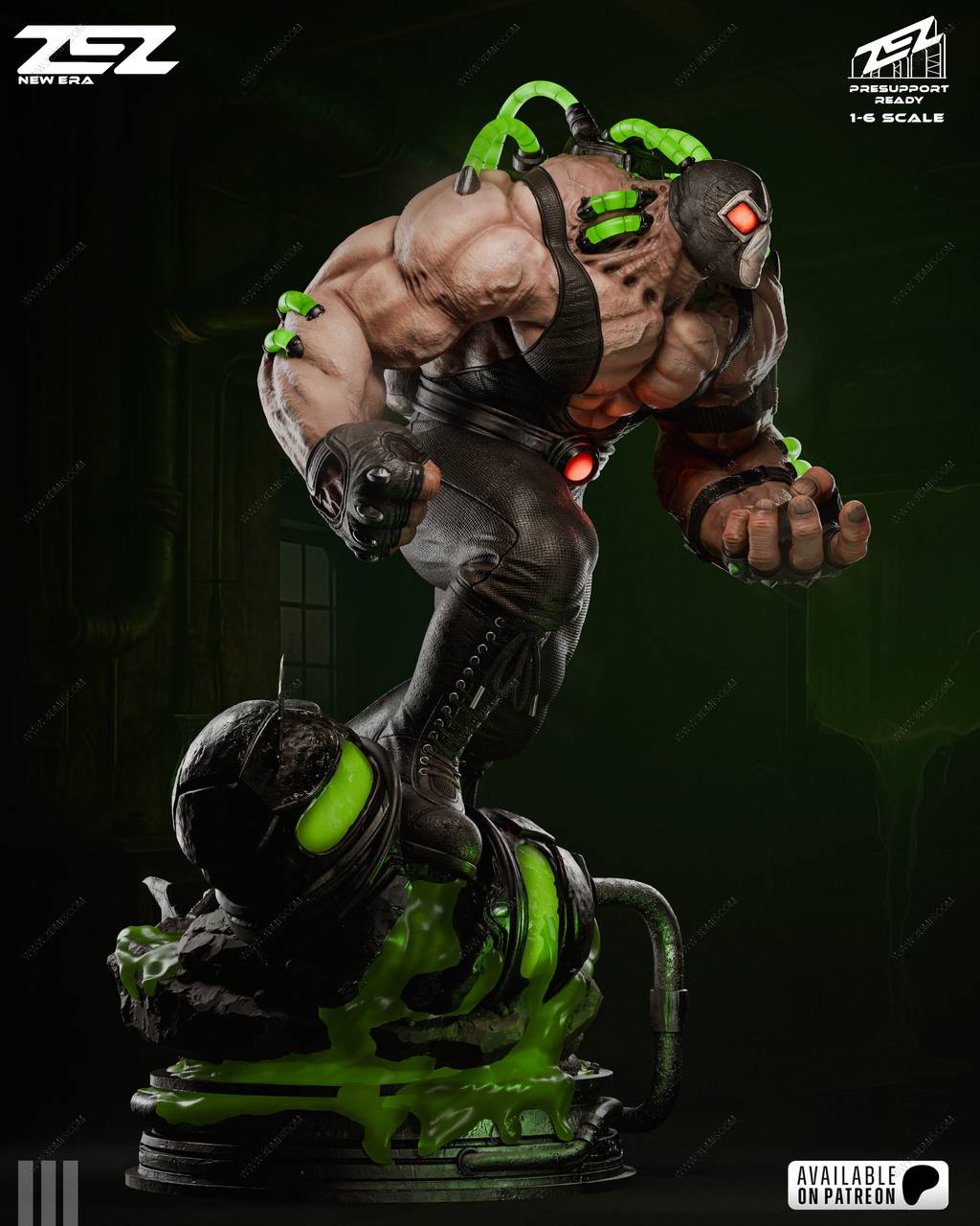 P站图纸印象馆 ZEZ STUDIOS DC漫画 贝恩 ZEZ STUDIOS DC漫画 贝恩