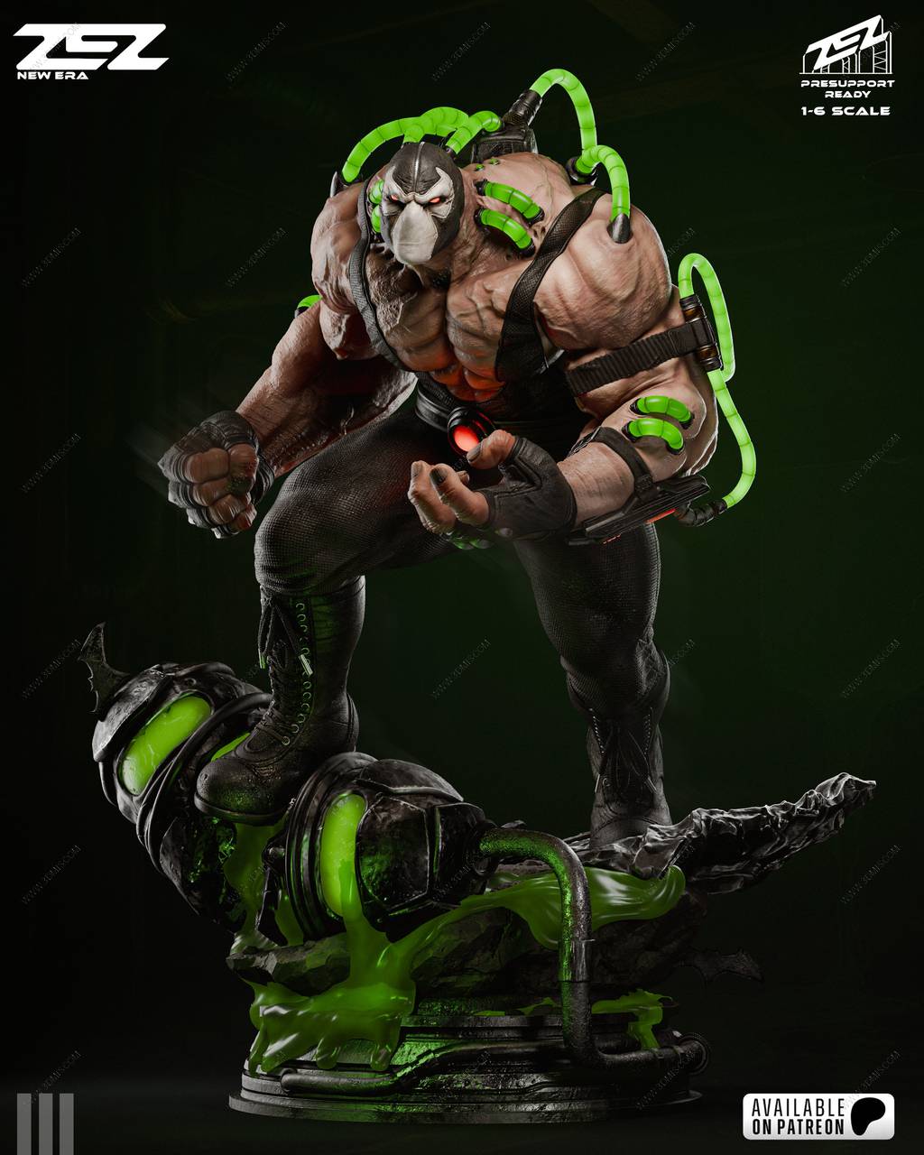 P站图纸印象馆 ZEZ STUDIOS DC漫画 贝恩 ZEZ STUDIOS DC漫画 贝恩