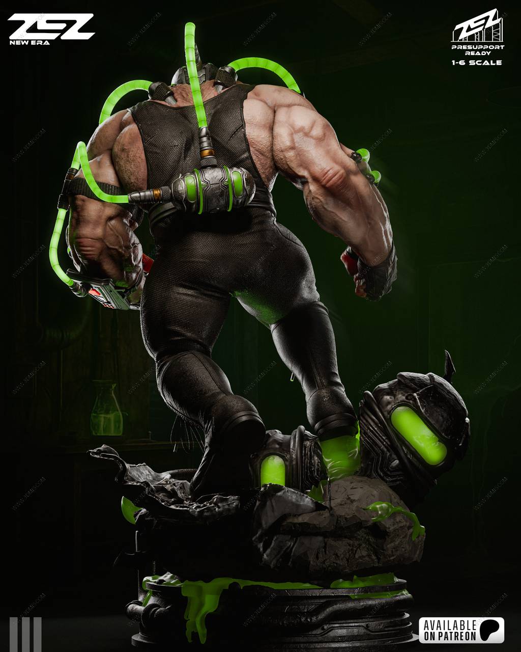 P站图纸印象馆 ZEZ STUDIOS DC漫画 贝恩 ZEZ STUDIOS DC漫画 贝恩