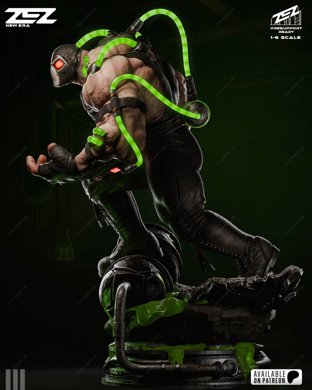 P站图纸印象馆 ZEZ STUDIOS DC漫画 贝恩 ZEZ STUDIOS DC漫画 贝恩