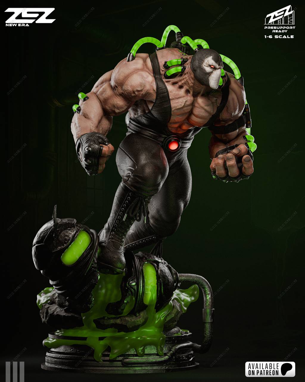 P站图纸印象馆 ZEZ STUDIOS DC漫画 贝恩 ZEZ STUDIOS DC漫画 贝恩