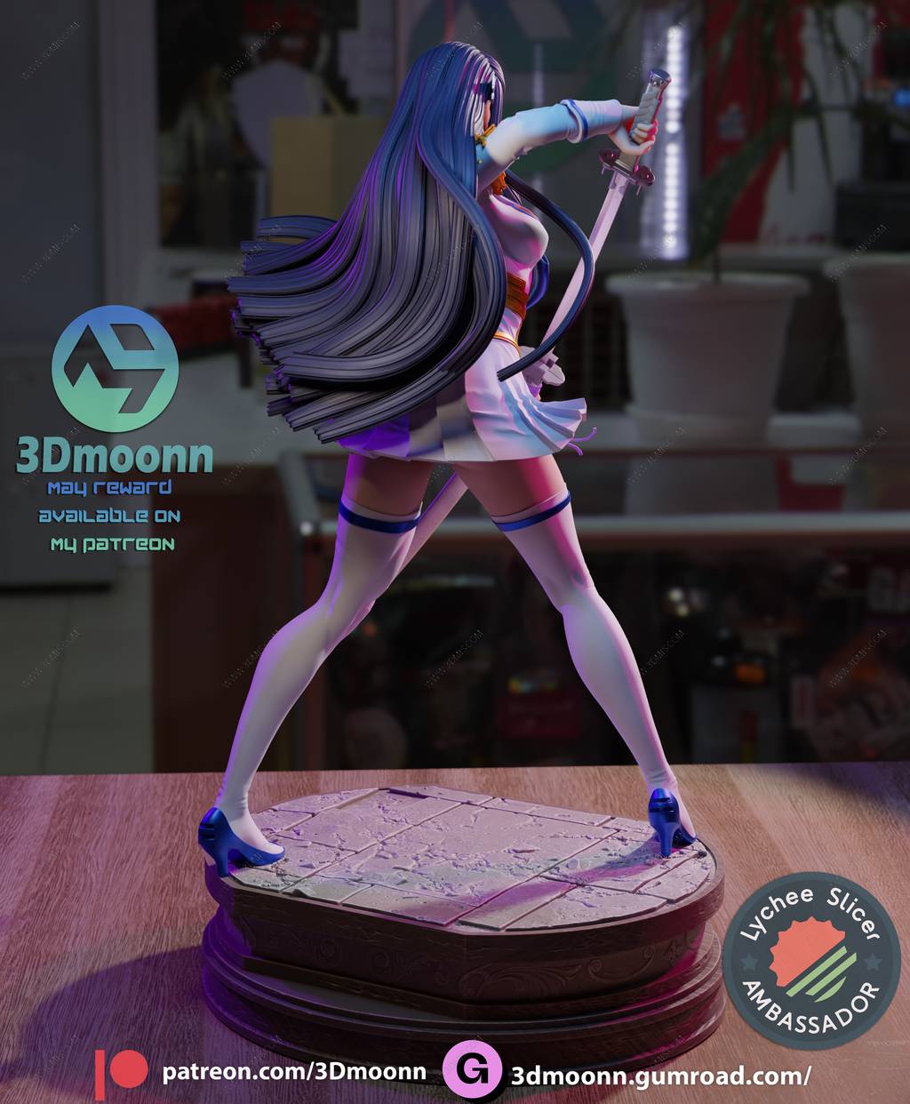 P站图纸印象馆 3Dmoonn 斩服少女 鬼龍院皐月 3Dmoonn 斩服少女 鬼龍院皐月