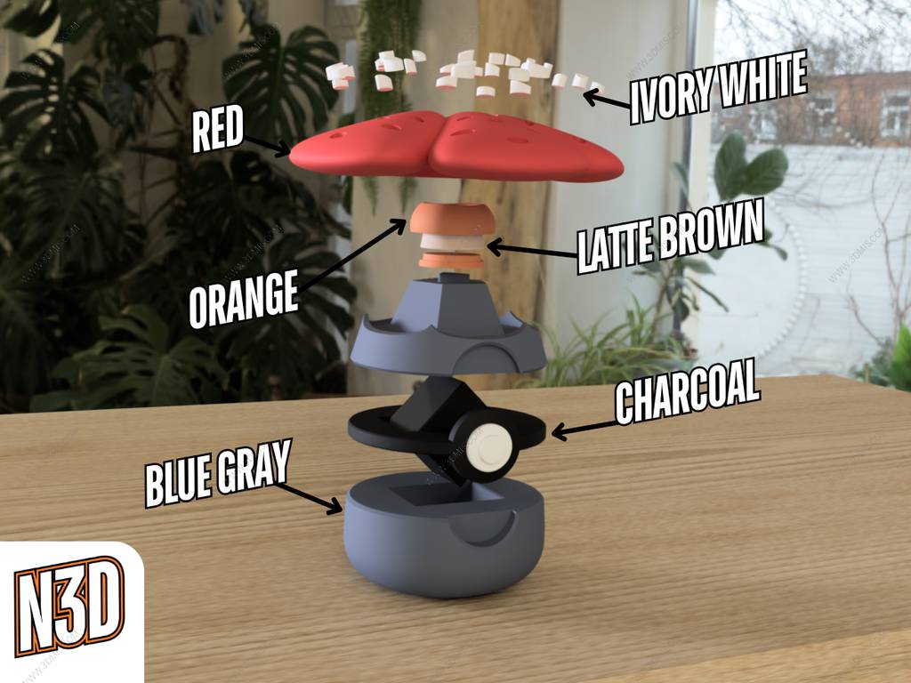 P站图纸印象馆 精灵宝可梦 霸王花 精灵宝可梦 霸王花