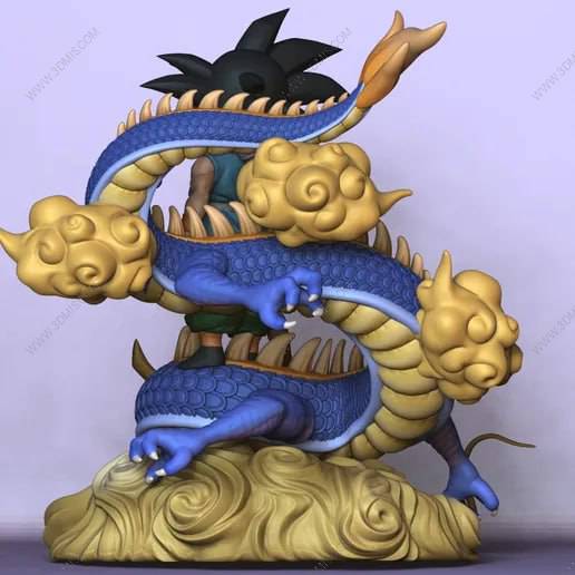 P站图纸印象馆 龙珠 悟空与神龙 龙珠 悟空与神龙