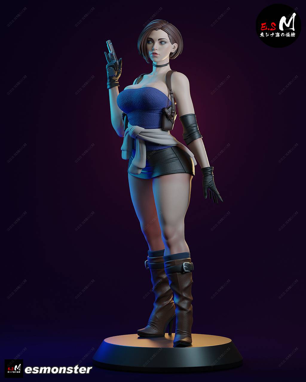 P站图纸印象馆 ESMonster 生化危机 吉尔·瓦伦蒂安 ESMonster 生化危机 吉尔·瓦伦蒂安