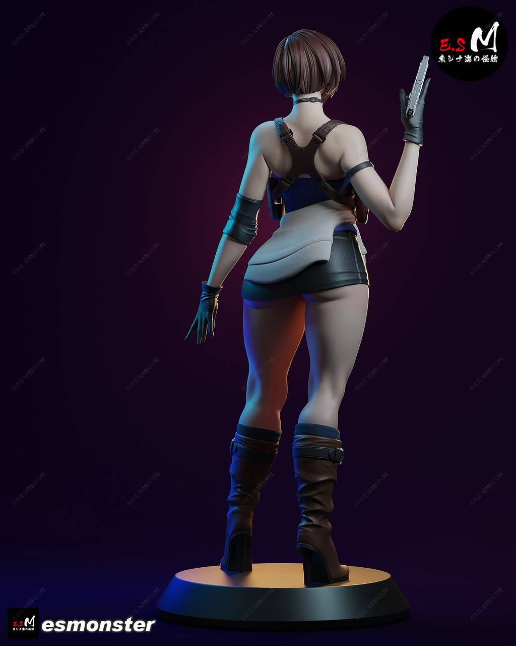 P站图纸印象馆 ESMonster 生化危机 吉尔·瓦伦蒂安 ESMonster 生化危机 吉尔·瓦伦蒂安