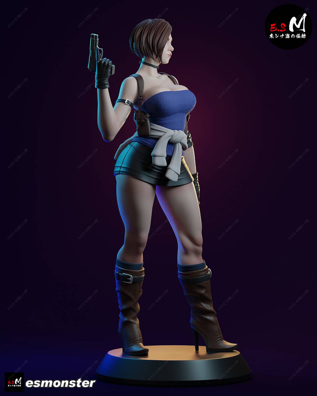 P站图纸印象馆 ESMonster 生化危机 吉尔·瓦伦蒂安 ESMonster 生化危机 吉尔·瓦伦蒂安