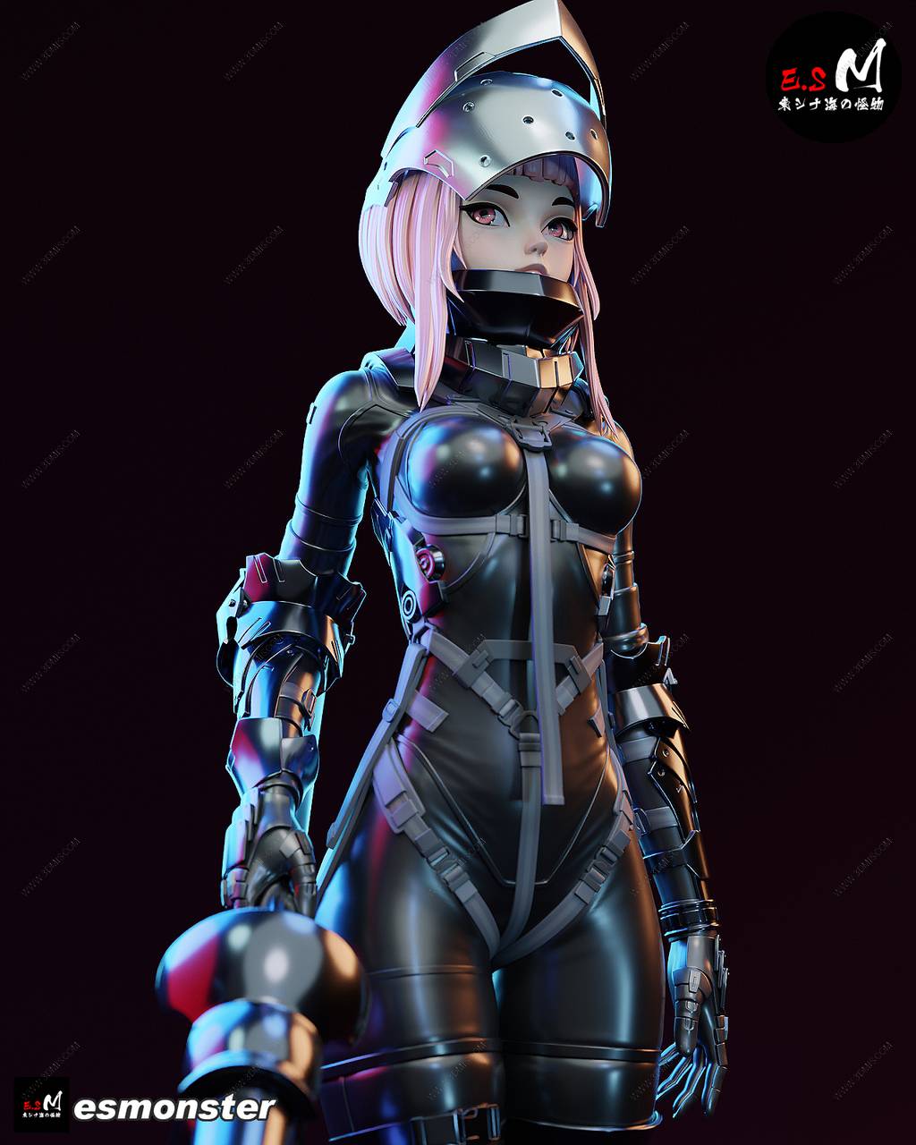 P站图纸印象馆 ESMonster 暗黑枪骑兵 ESMonster 暗黑枪骑兵