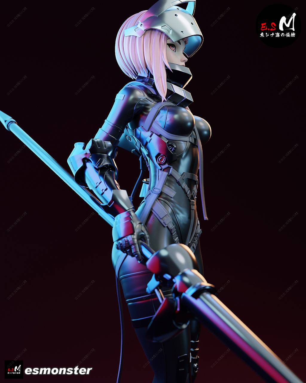 P站图纸印象馆 ESMonster 暗黑枪骑兵 ESMonster 暗黑枪骑兵