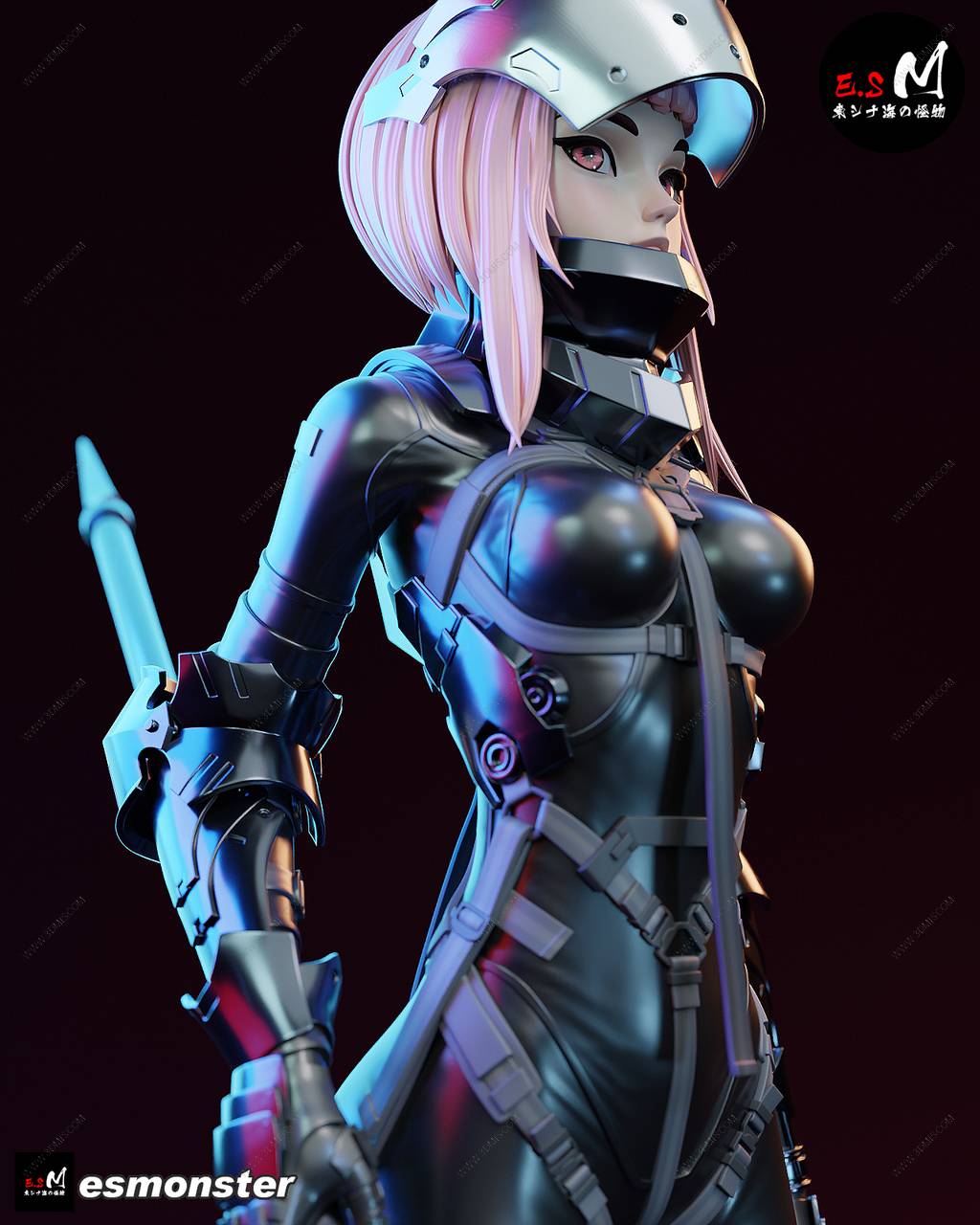 P站图纸印象馆 ESMonster 暗黑枪骑兵 ESMonster 暗黑枪骑兵