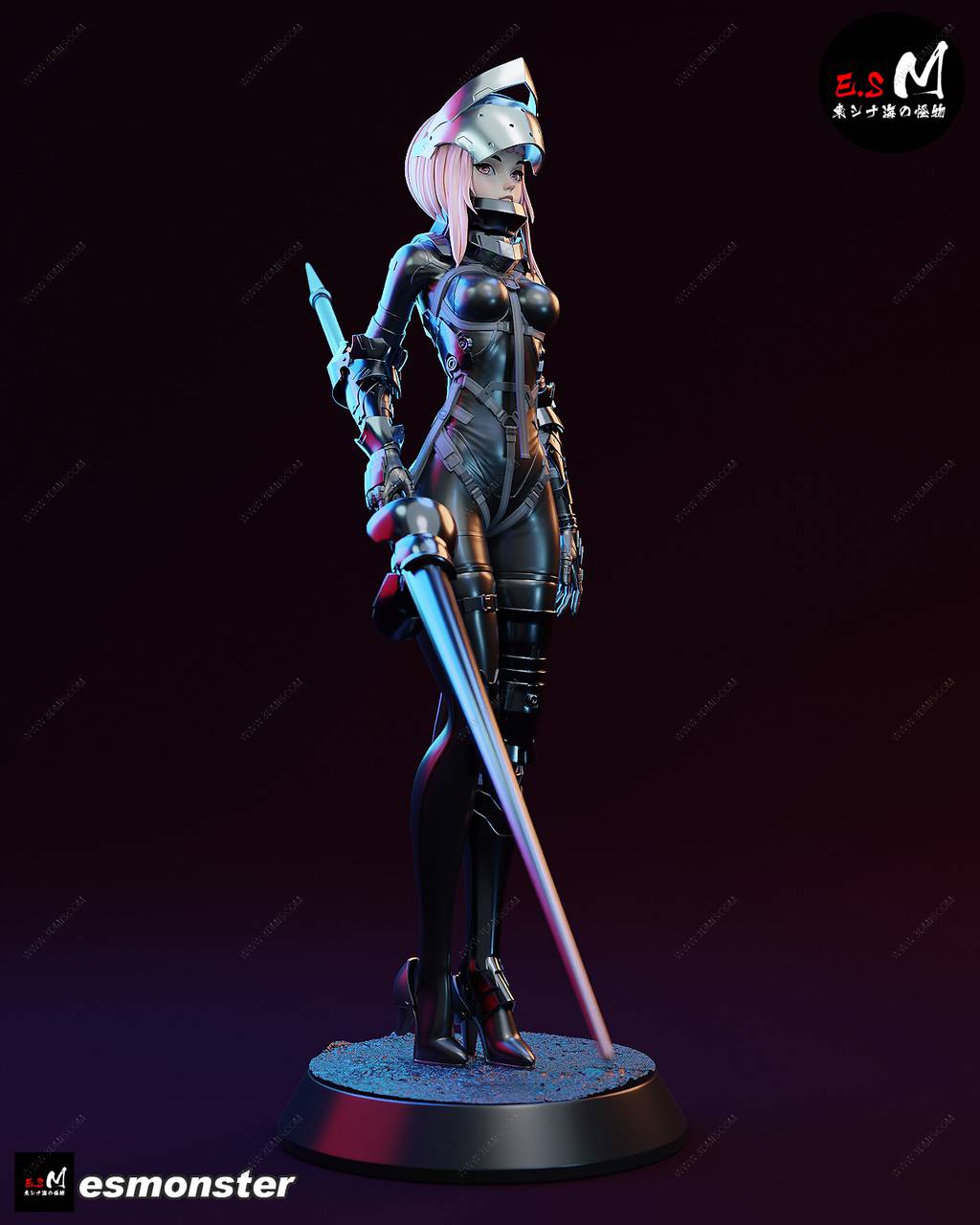 P站图纸印象馆 ESMonster 暗黑枪骑兵 ESMonster 暗黑枪骑兵