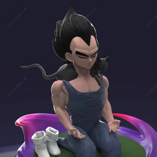 P站图纸印象馆 龙珠 贝吉塔 龙珠 贝吉塔