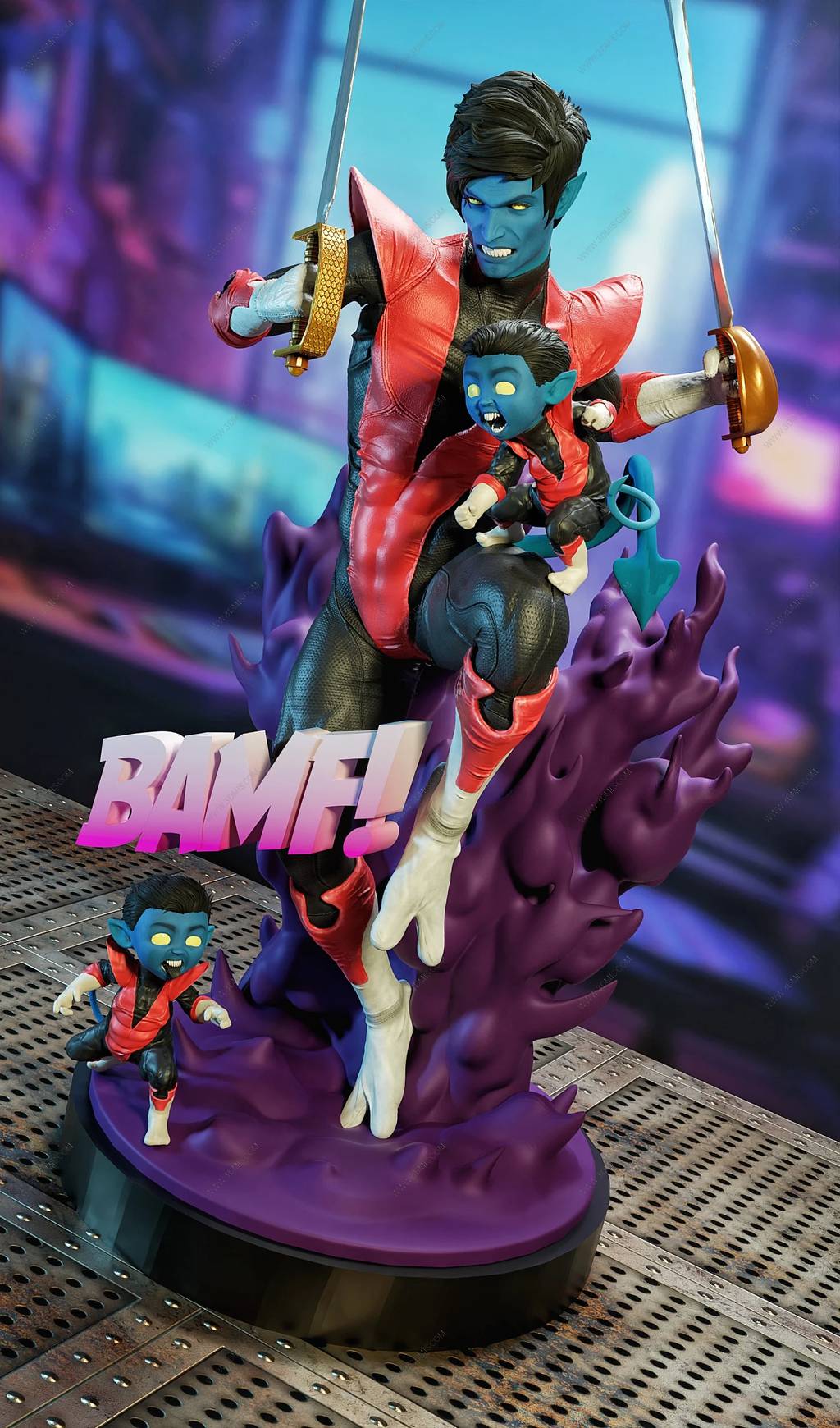 P站图纸印象馆 漫威 夜魔侠 漫威 夜魔侠