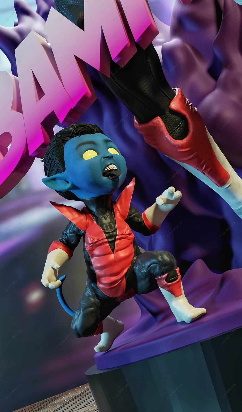 P站图纸印象馆 漫威 夜魔侠 漫威 夜魔侠