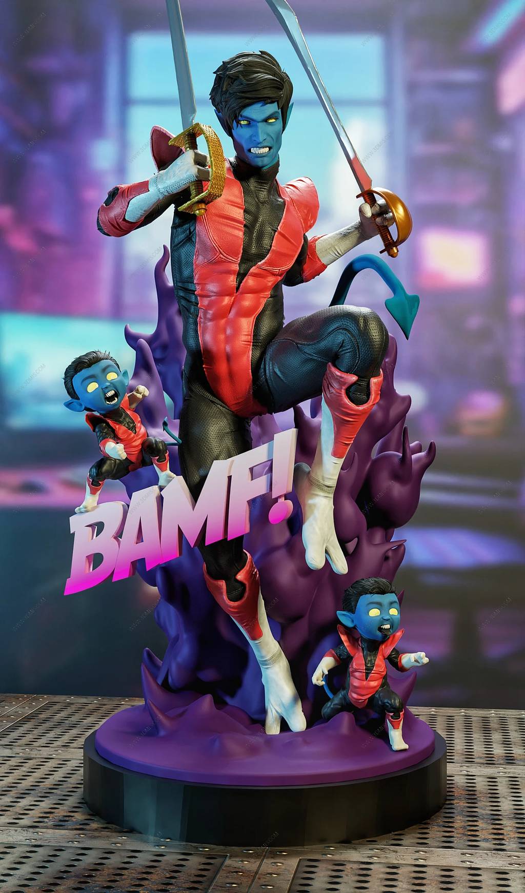 P站图纸印象馆 漫威 夜魔侠 漫威 夜魔侠