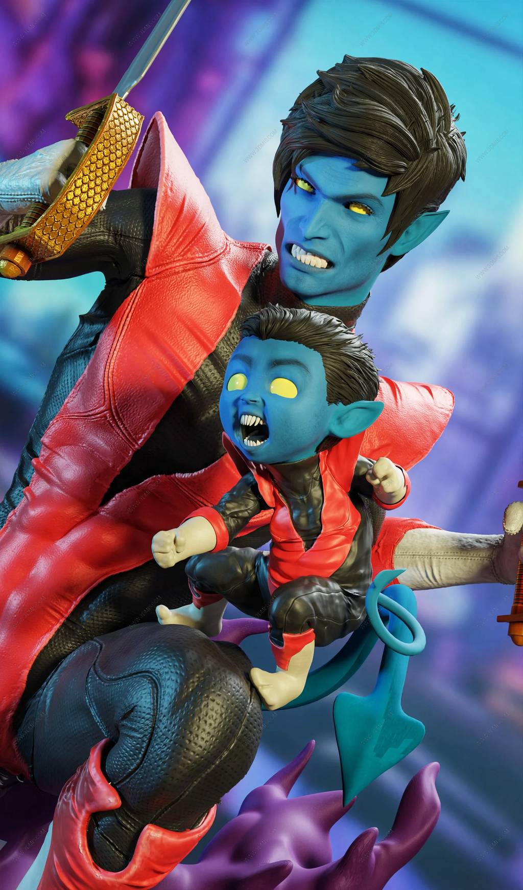 P站图纸印象馆 漫威 夜魔侠 漫威 夜魔侠