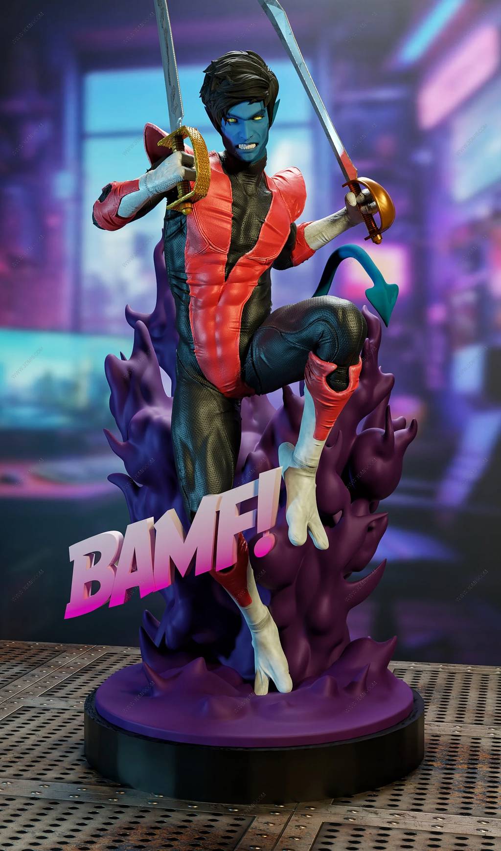 P站图纸印象馆 漫威 夜魔侠 漫威 夜魔侠