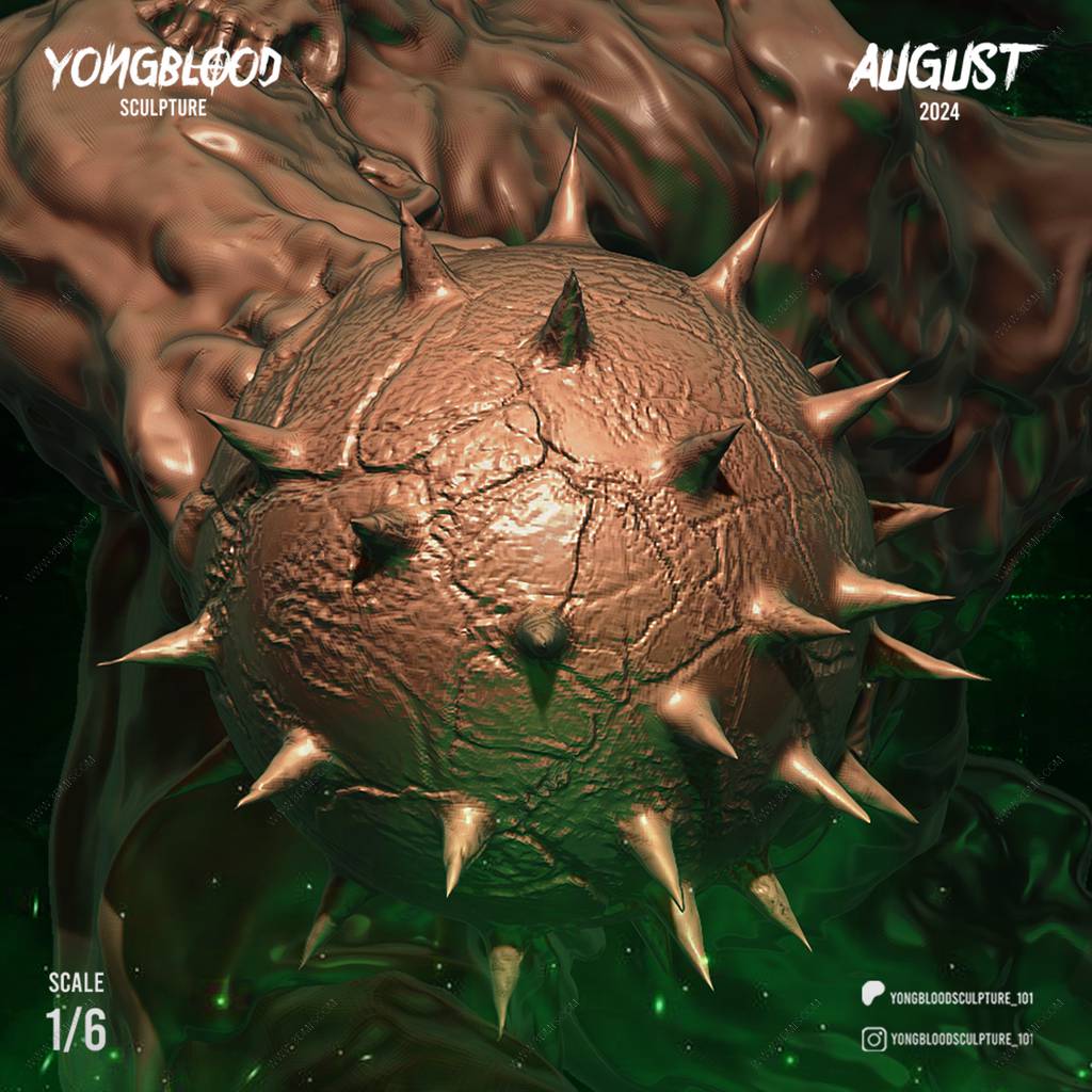 P站图纸印象馆 Yongblood Sculpture DC漫画 泥脸 Yongblood Sculpture DC漫画 泥脸