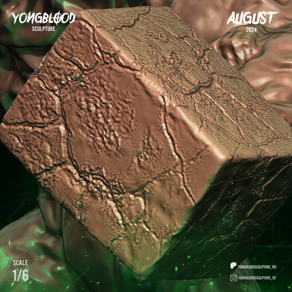 P站图纸印象馆 Yongblood Sculpture DC漫画 泥脸 Yongblood Sculpture DC漫画 泥脸