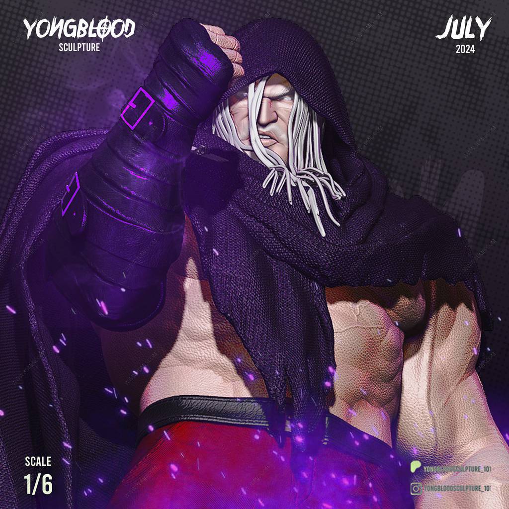 P站图纸印象馆 Yongblood Sculpture 街头霸王 将军拜森 Yongblood Sculpture 街头霸王 将军拜森