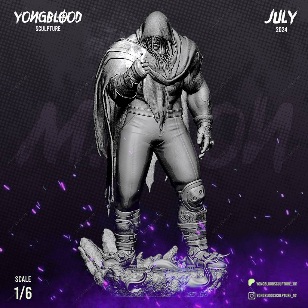 P站图纸印象馆 Yongblood Sculpture 街头霸王 将军拜森 Yongblood Sculpture 街头霸王 将军拜森