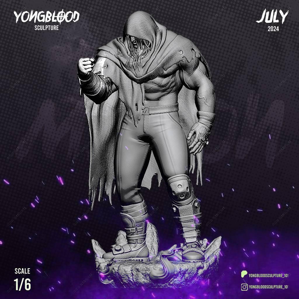P站图纸印象馆 Yongblood Sculpture 街头霸王 将军拜森 Yongblood Sculpture 街头霸王 将军拜森
