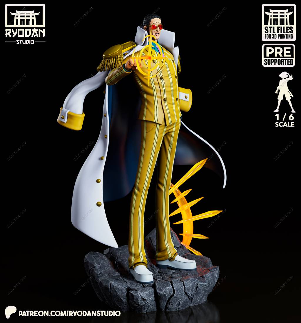 P站图纸印象馆 Ryodan 海贼王 黄猿 Ryodan 海贼王 黄猿