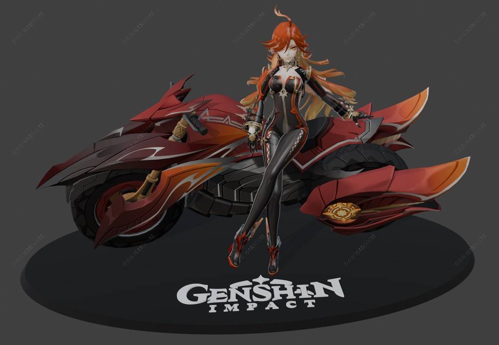 P站图纸印象馆 原神 玛薇卡 原神 玛薇卡