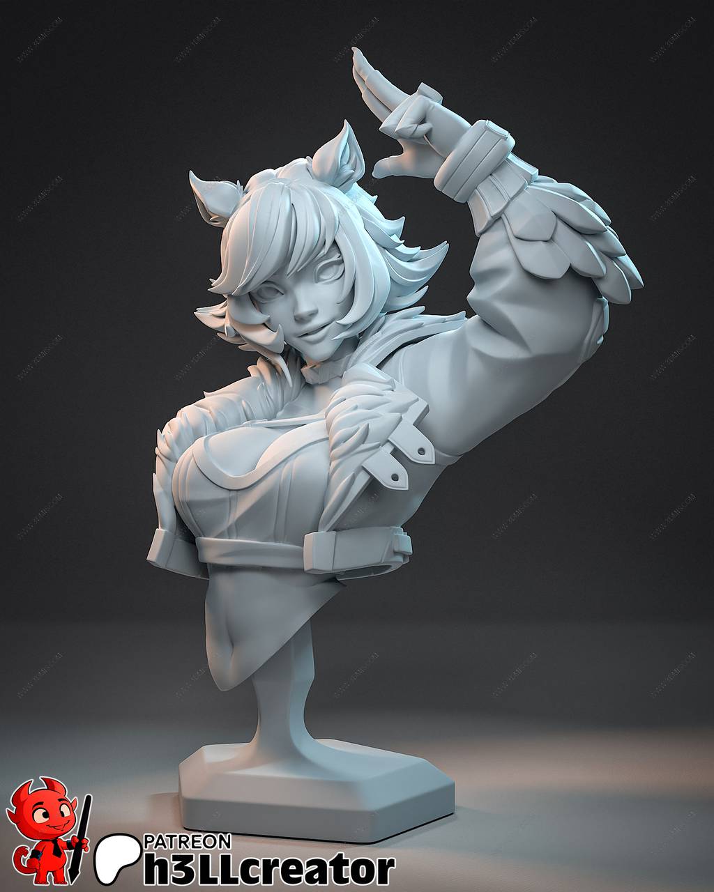 P站图纸印象馆 H3LL 漫威 松鼠妹 H3LL 漫威 松鼠妹