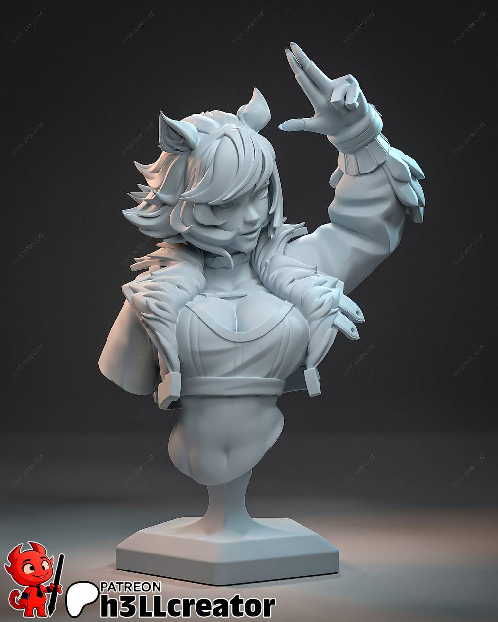 P站图纸印象馆 H3LL 漫威 松鼠妹 H3LL 漫威 松鼠妹