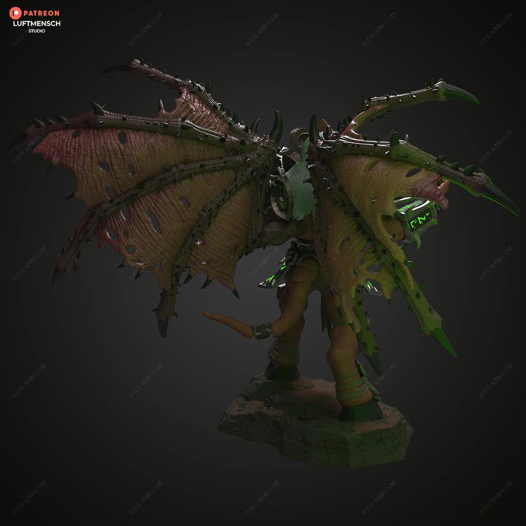 P站图纸印象馆 LuftMensch 魔兽世界 基尔加丹 LuftMensch 魔兽世界 基尔加丹