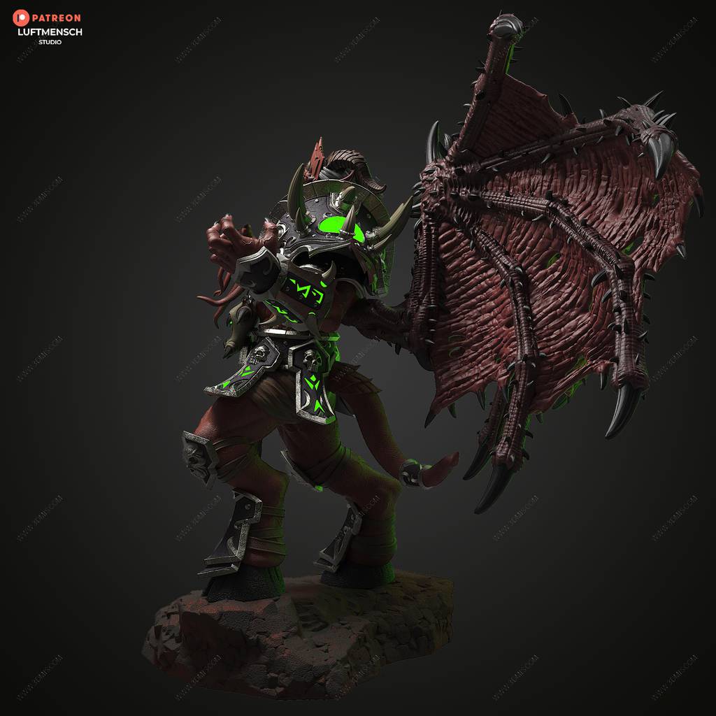 P站图纸印象馆 LuftMensch 魔兽世界 基尔加丹 LuftMensch 魔兽世界 基尔加丹