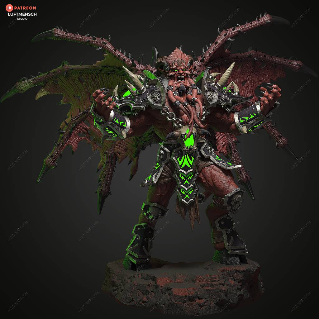 P站图纸印象馆 LuftMensch 魔兽世界 基尔加丹 LuftMensch 魔兽世界 基尔加丹