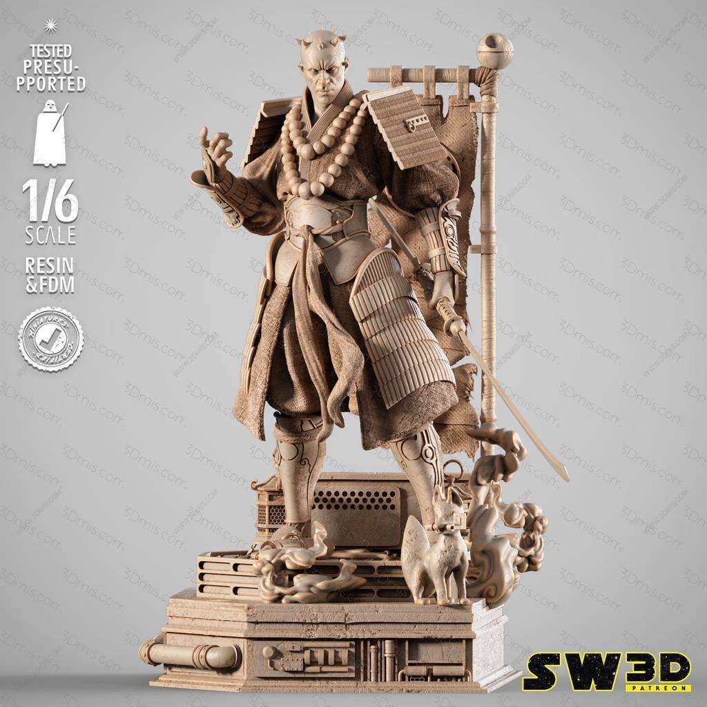 P站图纸印象馆 SW3D 星球大战 达斯·摩尔 SW3D 星球大战 达斯·摩尔