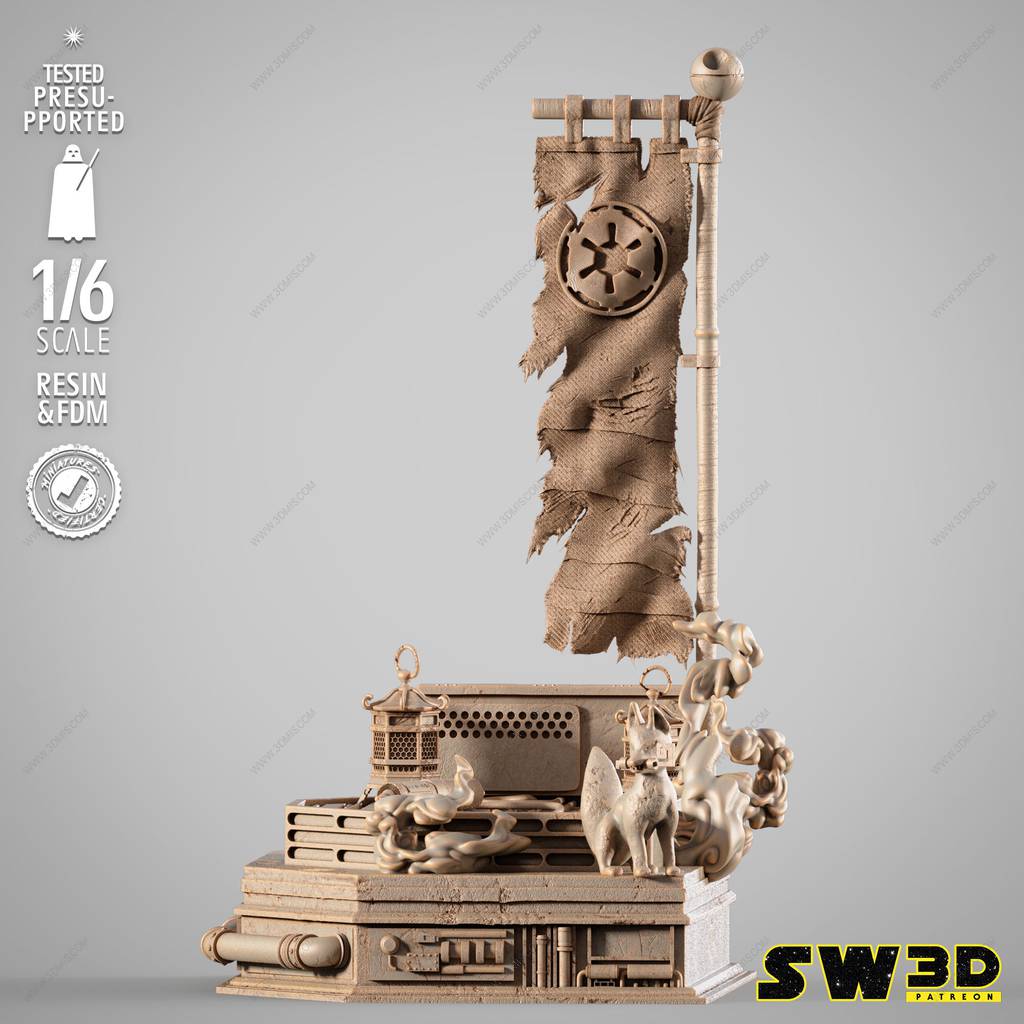 P站图纸印象馆 SW3D 星球大战 达斯·摩尔 SW3D 星球大战 达斯·摩尔