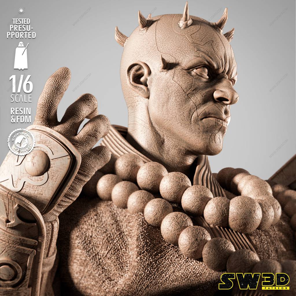 P站图纸印象馆 SW3D 星球大战 达斯·摩尔 SW3D 星球大战 达斯·摩尔