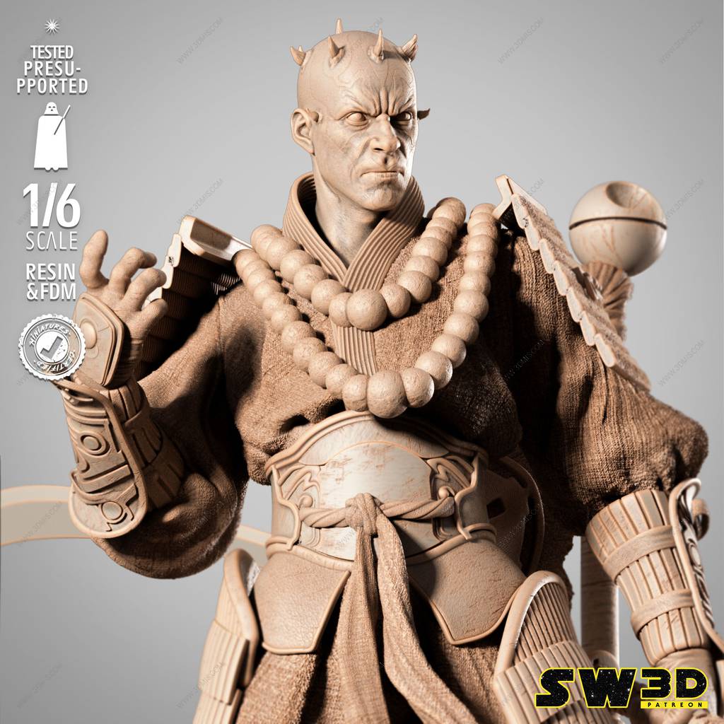 P站图纸印象馆 SW3D 星球大战 达斯·摩尔 SW3D 星球大战 达斯·摩尔