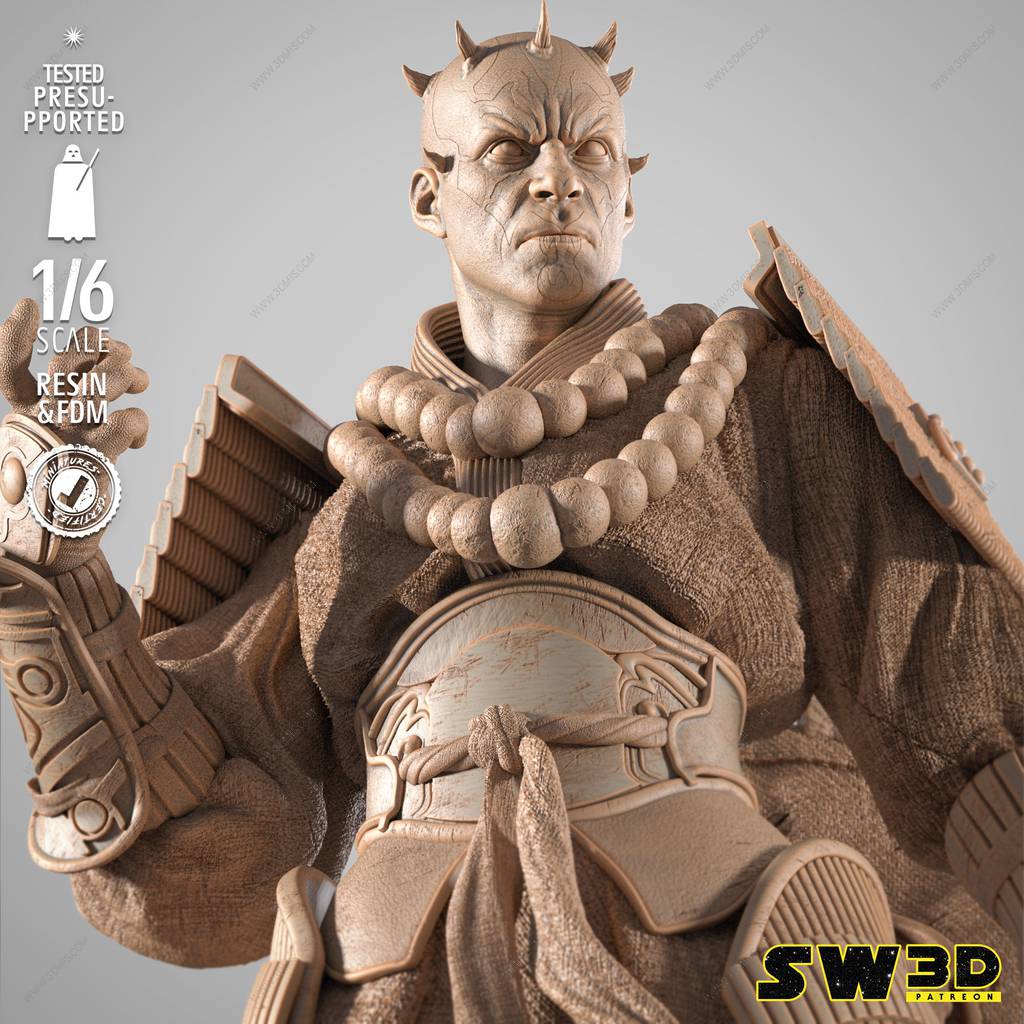 P站图纸印象馆 SW3D 星球大战 达斯·摩尔 SW3D 星球大战 达斯·摩尔