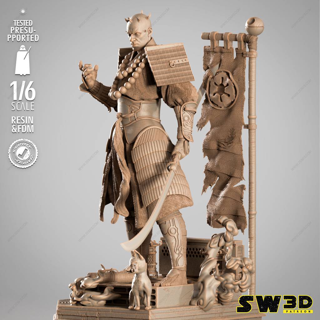 P站图纸印象馆 SW3D 星球大战 达斯·摩尔 SW3D 星球大战 达斯·摩尔