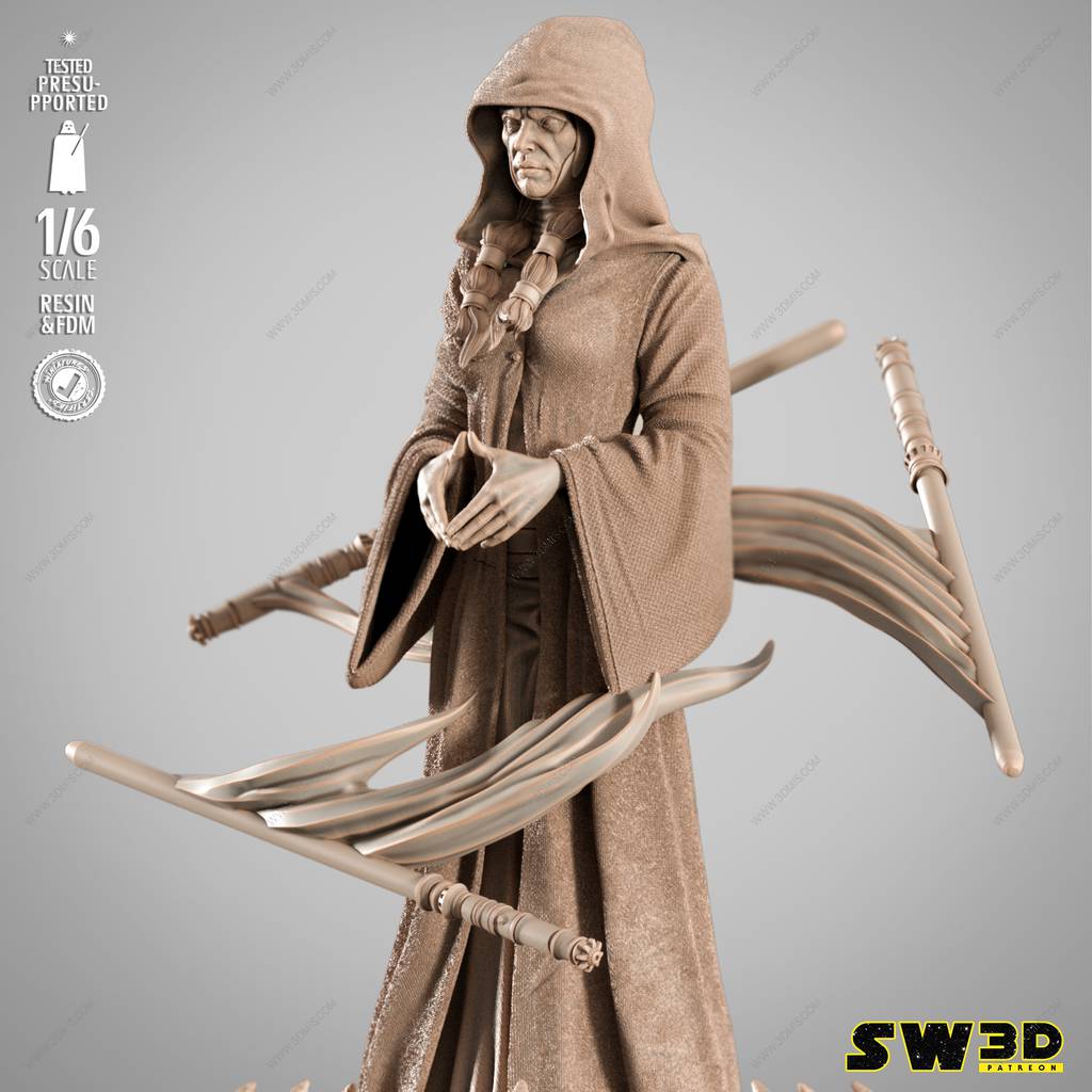 P站图纸印象馆 SW3D 星球大战 达斯·特拉娅 SW3D 星球大战 达斯·特拉娅