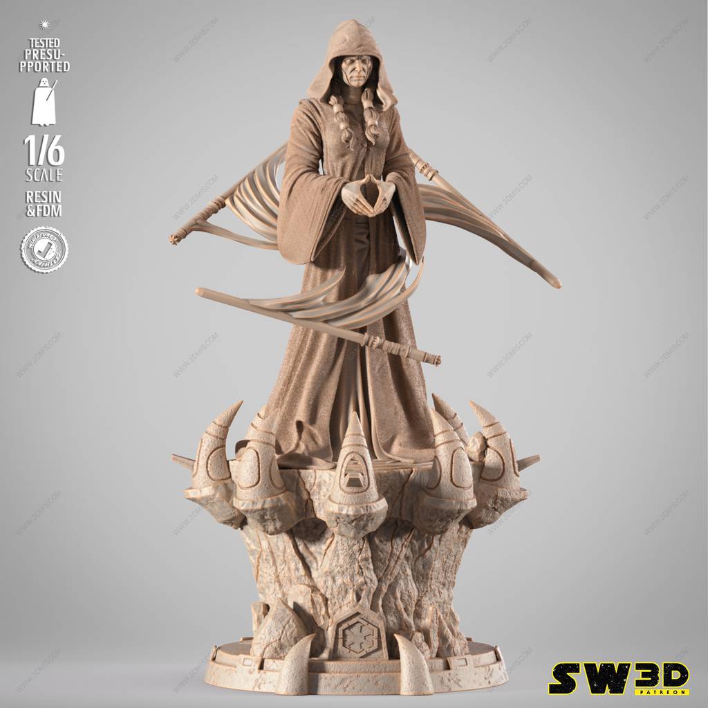 P站图纸印象馆 SW3D 星球大战 达斯·特拉娅 SW3D 星球大战 达斯·特拉娅