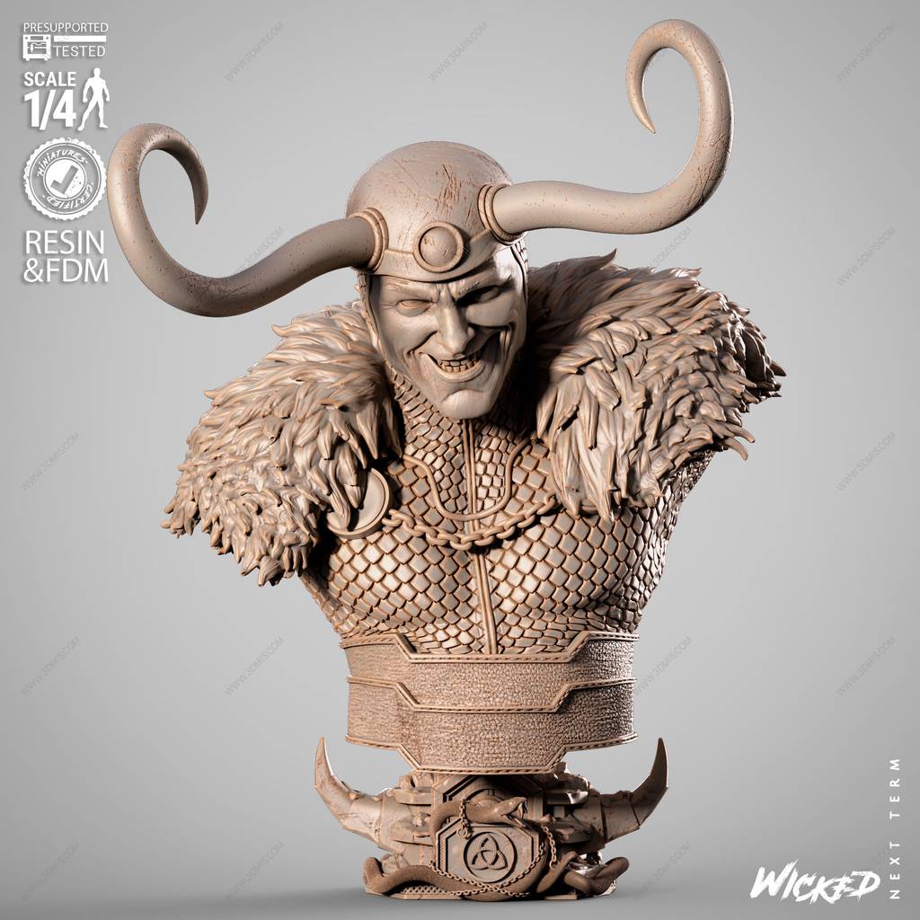 P站图纸印象馆 3DWicked 漫威 洛基 3DWicked 漫威 洛基