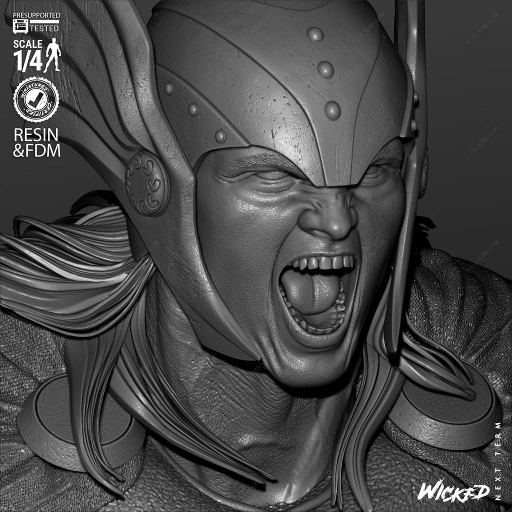 P站图纸印象馆 3DWicked 漫威 雷神托尔 3DWicked 漫威 雷神托尔