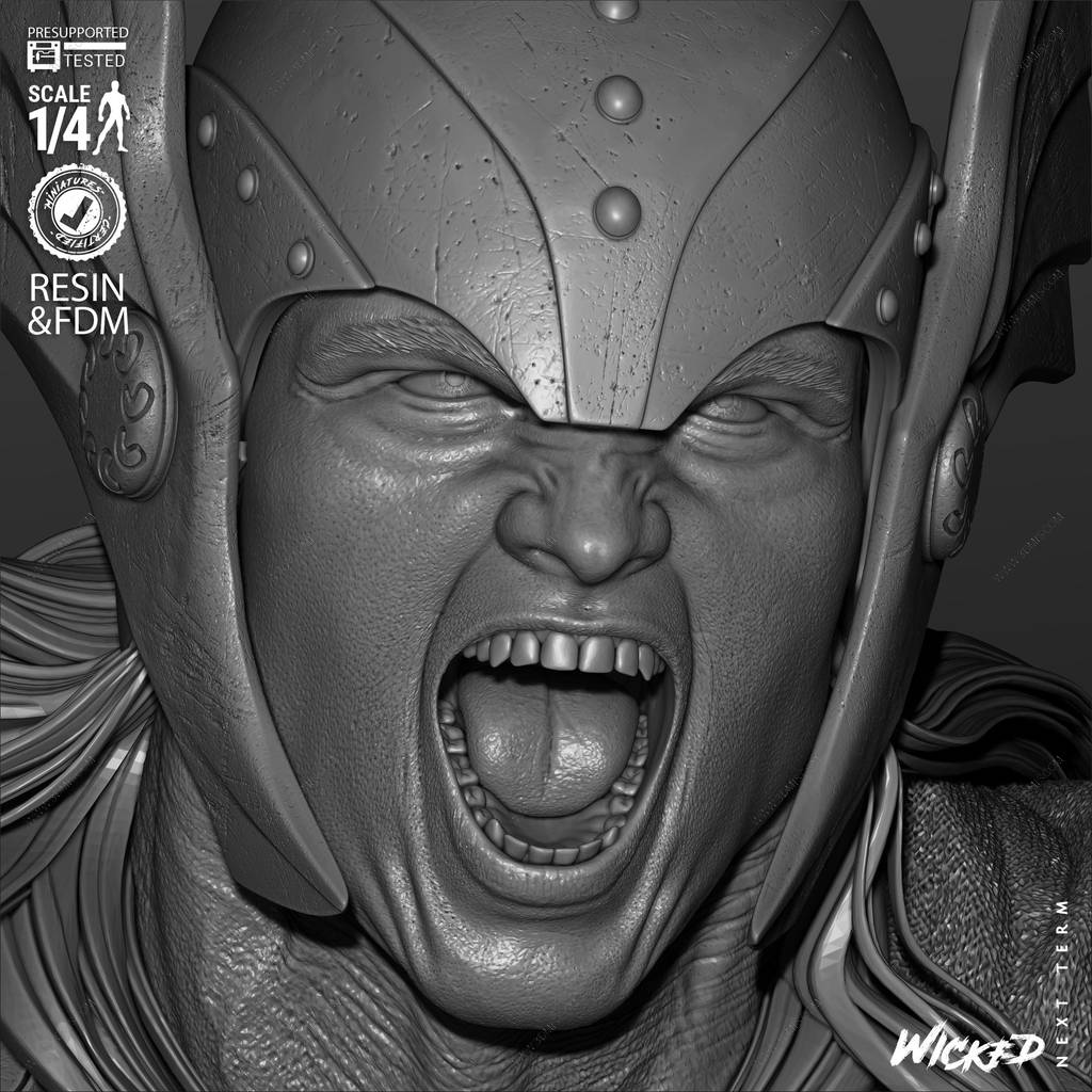 P站图纸印象馆 3DWicked 漫威 雷神托尔 3DWicked 漫威 雷神托尔