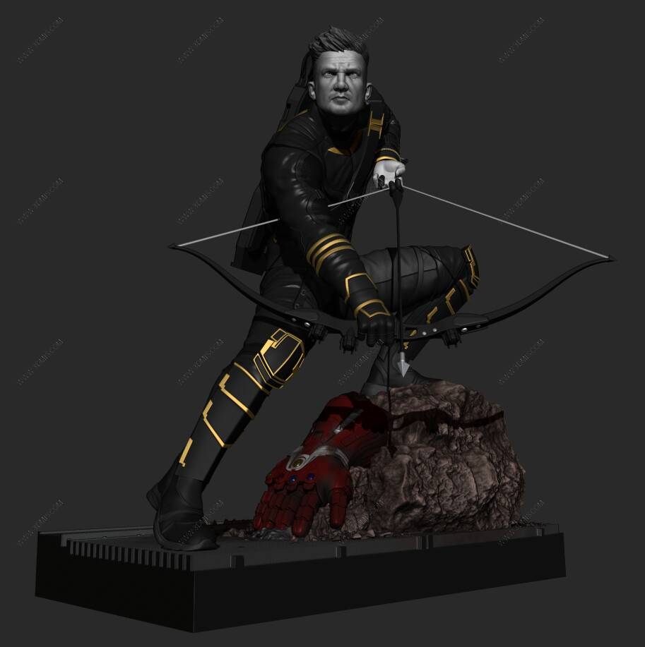 P站图纸印象馆 漫威 鹰眼 漫威 鹰眼