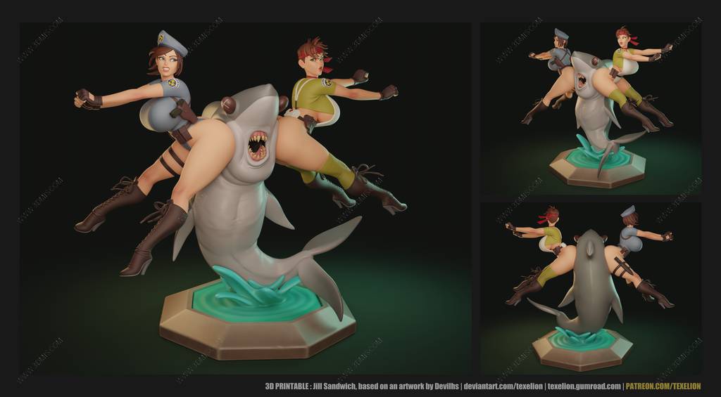 P站图纸印象馆 Texelion 生化危机 吉尔和瑞贝卡 Texelion 生化危机 吉尔和瑞贝卡