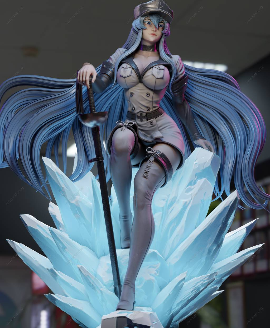 P站图纸印象馆 3Dmoonn 斩·赤红之瞳 艾斯德斯 3Dmoonn 斩·赤红之瞳 艾斯德斯