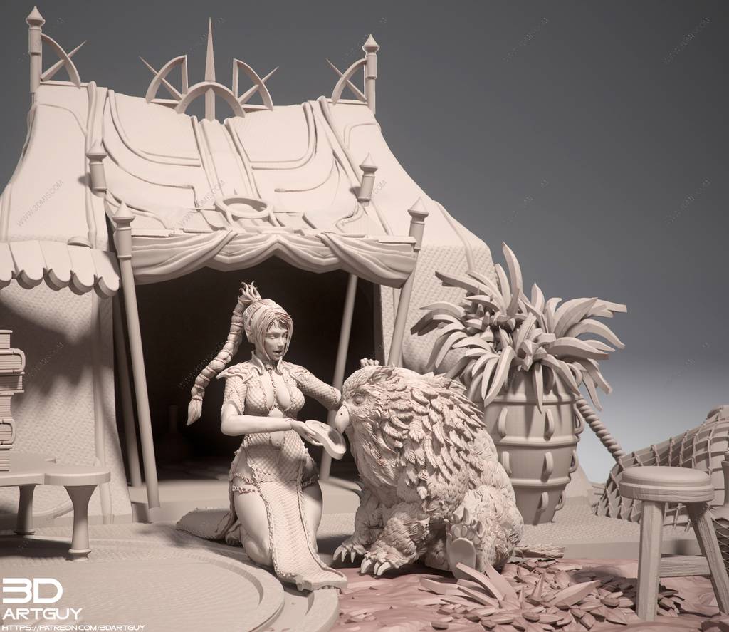 P站图纸印象馆 3DArtGuy 夏尔和塞隆 3DArtGuy 夏尔和塞隆