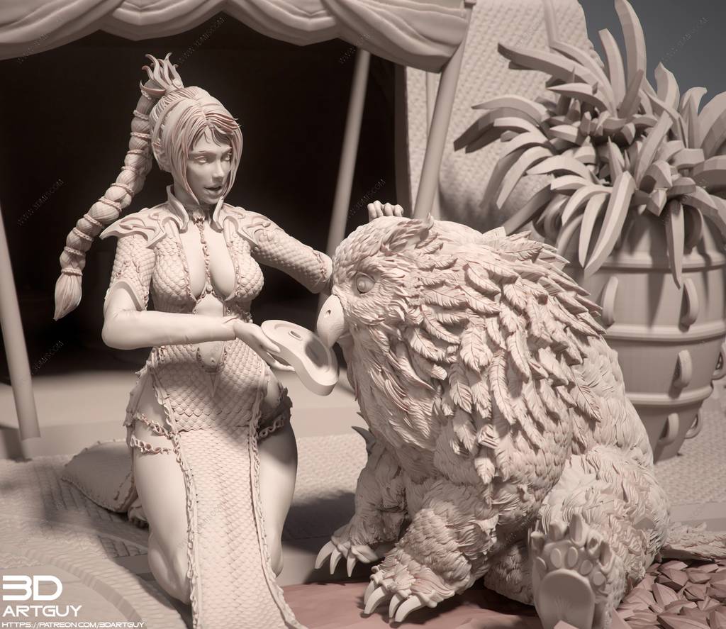 P站图纸印象馆 3DArtGuy 夏尔和塞隆 3DArtGuy 夏尔和塞隆