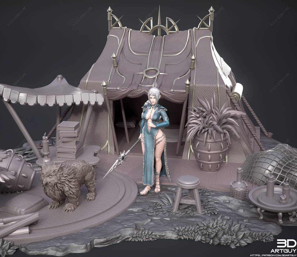 P站图纸印象馆 3DArtGuy 夏尔和塞隆 3DArtGuy 夏尔和塞隆